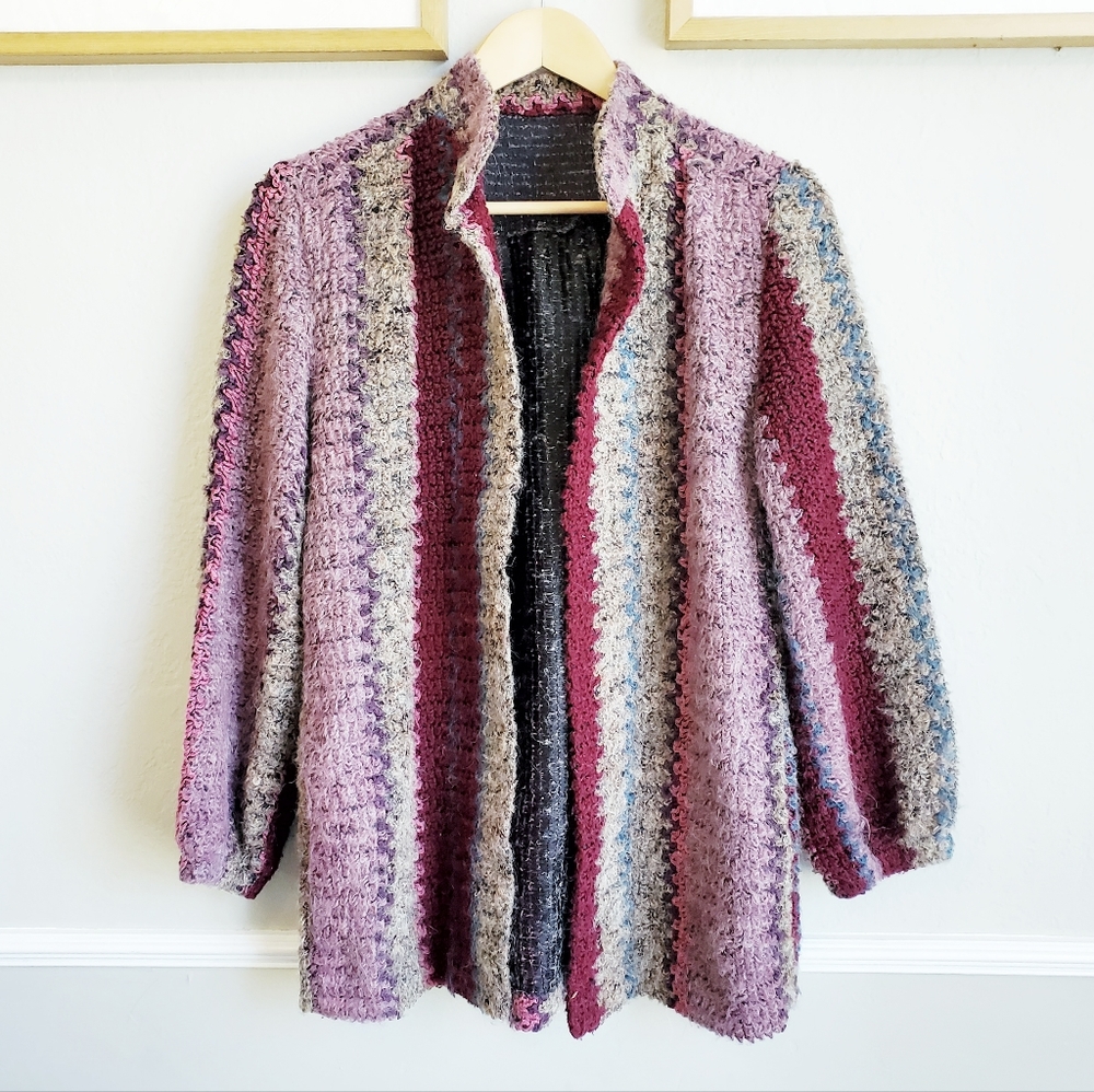 Vintage Joray Open Knit Cardigan - SZ M